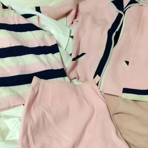 Skirt and cardigan set